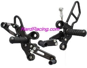 05-0307B   Woodcraft Complete Rearset Kit Black for '17-'20 Honda GROM SF