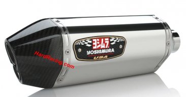 1160023520, 1160023220  Yoshimura R-77D Slip-on w/ DUAL OUTLET -  '11-'23 Suzuki GSX-R600 & GSX-R750