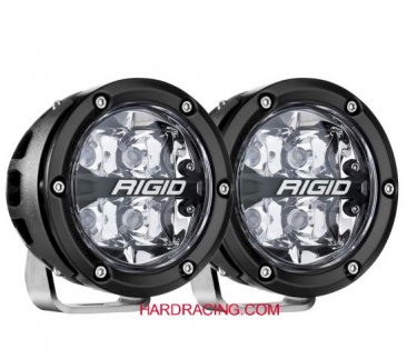 Rigid Industries  360 Series RGBW 4 inch Spot Optic with RGBW backlight Pods (Pair) 36402