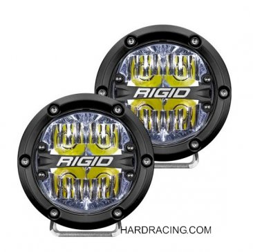 Rigid Industries 360 SERIES 4" LED OE Fog Light Drive Beam with White Backlight, Pair   36117