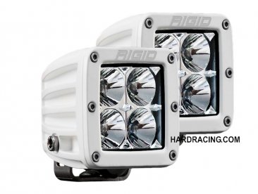 Rigid Industries LED Light Bar - D SERIES   PRO  FLOOD  PATTERN PAIR  W/WHITE  FINISH   602113