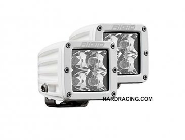 Rigid Industries LED Light Bar - D SERIES   PRO  SPOT  PATTERN PAIR  W/WHITE  FINISH   602213