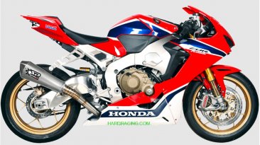 SPARK EXHAUST -  "KONIX EVO"   TITANIUM FULL EXHAUST WITH RACING HEADERS/ CARBON END CAP -  HONDA CBR1000RR  '08-19     SP-GHO8824T