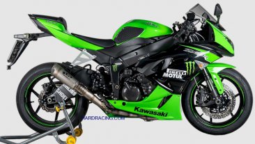 SPARK EXHAUST -  "GRID O"  TITANIUM FULL SYSTEM (WSBK EVOLUTION)-   Kawasaki ZX-6R  2009-18   SP-GKA8833T