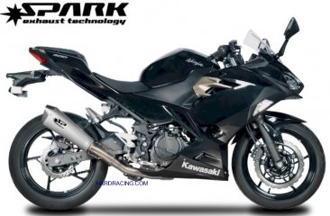 SPARK EXHAUST -  "KONIX  "  TITANIUM FULL SYSTEM-   Kawasaki Ninja 400  '18-23   SP-GKA8824T