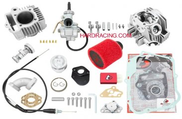 TB Parts   TB Race Head, 88cc Big Bore Kit, & 20mm Carb Kit -   HONDA  Z50/XR50 /CRF50 1988+ MODELS/ All XR70/CRF70   TBW0936