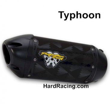 TWO BROTHERS - Storm Series Carbon Fiber Slip On Exhaust - 2008-19  Yamaha R6 005-38502-XX