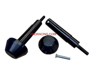 50-0698    Woodcraft Frame Sliders - Ducati  2024 Hypermotard 698 Mono  Frame Slider Base Kit (Domed Pucks included)