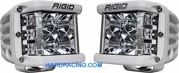 Rigid Industries LED Light Bar -  D-SS PRO  FLOOD PATTERN PAIR  W/WHITE FINISH  862113