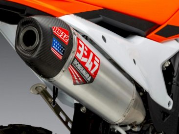 Yoshimura   RS-12 Enduro Series Slip On - Stainless/ Aluminum/ Carbon End Cap  -2024 KTM/Husqvarna EXC-F 500, 350