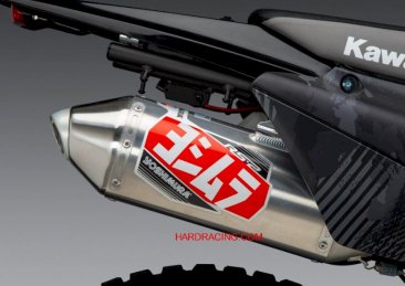 14302BC350   Yoshimura Race   RS-2  SLIP ON -  Race Stainless Slip On with Aluminum muffler  - Kawasaki KLX250S/SF 09-20 / KLX300S/SM 21-24