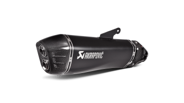 S-K10SO21-HRAABL  Akrapovic Titanium Black Slip-on - '18-19 Kawasaki Ninja H2 SX