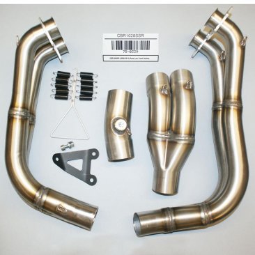 75-0339S     Hindle Full Stainless Exhaust w/ Evolution Satin SS Can   Honda CBR1000RR 2008-11/ ABS 2009-2011