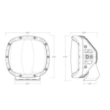 Rigid 300414 ADAPT XP EXTREME  Powersports LED Light , Single   300414