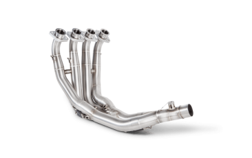 E-Y6R5  Akrapovic Optional Stainless Header - '17-24  R6