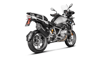 S-B12SO23-HAATBL   Akrapovic Black Titanium Slip On  - '19  BMW R1250 GS/ADV