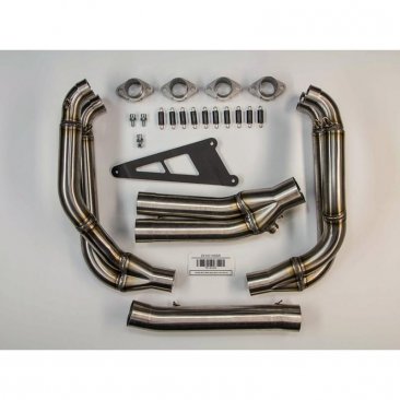 75-0168S    Hindle Full Stainless Exhaust w/ Evolution Satin SS Can   Kawasaki  ZX1000 Ninja ZX-10 '90/  Ninja ZX-10R /  ABS '11-15/ Ninja ZX-10R 30th Anniversary /ABS '15