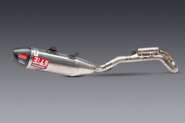 262541S720   Yoshimura   2022.5/23-24 KTM/Husqvarna SX-F/FC250/350 RS-12 Titanium Signature Series  FS Ti Headers   Ti Can w/Carbon End Cap