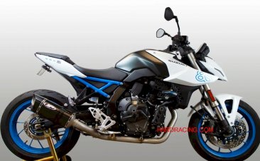 SU8014   M4 Exhaust - Suzuki- '23-25 GSX-8/R Full System with Scalene Carbon canister