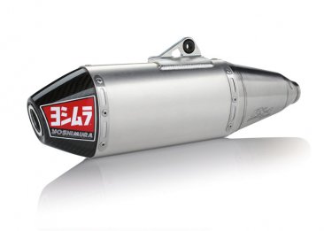 244702D321   Yoshimura   SIGNATURE  RS- 4  SLIP ON - ALUMINUM CAN W/CARBON FIBER END CAP  - KAWASAKI  KX450F   2012-15