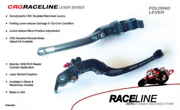 CRG  Raceline Folding Clutch & Brake Lever Set    CRG-RL-FL