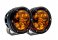 Rigid Industries RZR 360-Series Amber Pro A-Pillar Light Kit - 2017+ Polaris Pro R & Turbo, 41652