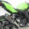 75-0144CC   Hindle Full Stainless Race Exhaust w/ Evolution Carbon Fiber Can  Kawasaki  EX400 Ninja 400 / ABS / ABS KRT Edition 2018-23