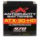 AntiGravity Heavy Duty 24Ah Motorsport Lithium Battery AG-ATX30-HD