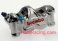 Brembo GP4-RX  130mm  R1 "HP" NICKEL PLATED FRONT Brake Calipers  (FREE EXPRESS SHIPPING)220.B011.30