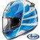 Arai Helmets - Vector-2 Replicas/Graphics -  Hawk Blue  ARAI-HWKBLU