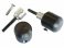 50-0415  Woodcraft Frame Sliders -Yamaha FZ1 (06+) Frame Slider Base Kit (Black Plastic Pucks Included)