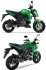 005-4480105-T  TWO BROTHERS Tarmac Stainless Full System with Carbon Can - '17-'22 Kawasaki Z125 Pro