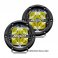 Rigid Industries 360-SERIES 4" LED Off-Road Fog Light Spot Beam with White Backlight, Pair  36113