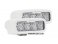 Rigid Industries LED Light Bar - SR-Q Series Pro  DIFFUSED  PATTERN PAIR  W/WHITE FINISH 945513