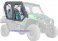 UTV -  KAWASAKI TERYX 4 PRIMAL SOFT CAB ENCLOSURE UPPER DOORS   SE-K-TRX4-001