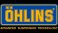 TR644   Triumph Ohlins Shocks,  Street  Scrambler  '17-'20  Black Line