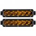 Rigid Industries LED Light Bar - SR SERIES  PRO DOT/SAE  J583  6 inch Fog Light Selective Yellow Surface Mount Set 906704