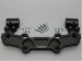 12-1416 WoodCraft - Clip-On Adapter Plate Riser Set - 1" Rise  FZ10 '17-'18/MT-10 2018-24