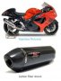 1121205, 1121202  Yoshimura R-77 Dual  Slip-ons (Street Series) - '08-'20 Suzuki GSX-R1300 (BUSA)