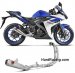 S-Y2R1-CUBSS   Akrapovic RACE Full System w/ Stainless Round Canister - '15-'21 Yamaha R3
