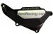 60-0403LCB Woodcraft Billet Alum. LEFT SIDE Stator Cover Protector - BLACK - '15-'19 Yamaha R3 (PROTECTOR ONLY)