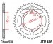 JTR486xx  JT 520 STEEL Rear Sprocket - '15-'19 Yamaha R3