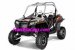 UTV Pro Armor -2012 RZR XP GRAPHIC KIT - LIQUID SILVER NO CUT OUTS  P081409LS