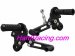 05-0107B  Woodcraft Rear Sets - Kawasaki  Z125   '17-'22  STD Shift Eccentric Rearset Kit W/Pedals