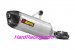 S-B12SO16-HAAT   Akrapovic System w/ Titanium Slip On-   BMW R1200 GS '13-18/ADV '17-18