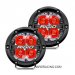 Rigid Industries 360-SERIES 4" LED Off-Road Fog Light Spot Beam with Red Backlight, Pair 36112