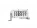 Rigid Industries LED Light Bar -  E SERIES  PRO  6"  SPOT/FLOOD COMBO HYBRID   PATTERN W/WHITE FINISH  806313