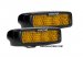Rigid Industries LED Light Bar - SR-Q Series Pro  HIGH/LOW DIFFUSED   PATTERN  AMBER  PAIR   90161