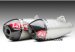 22843AR520   Yoshimura RS-9T FULL SYSTEM -  STAINLESS CAN W/CARBON FIBER END CAP & STAINLESS HEADERS - HONDA CRF250R   2018-21/ RX