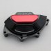 60-0656LC  Woodcraft Billet Alum. LEFT SIDE STATOR Cover Protector- BLACK w/Skid Plate Kit - Ducati V4